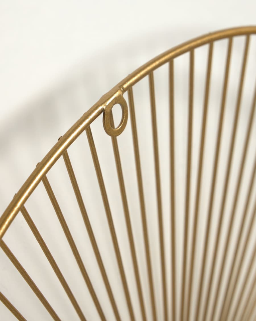 Venertia gold metal wall hanging 63,5 x 61 cm