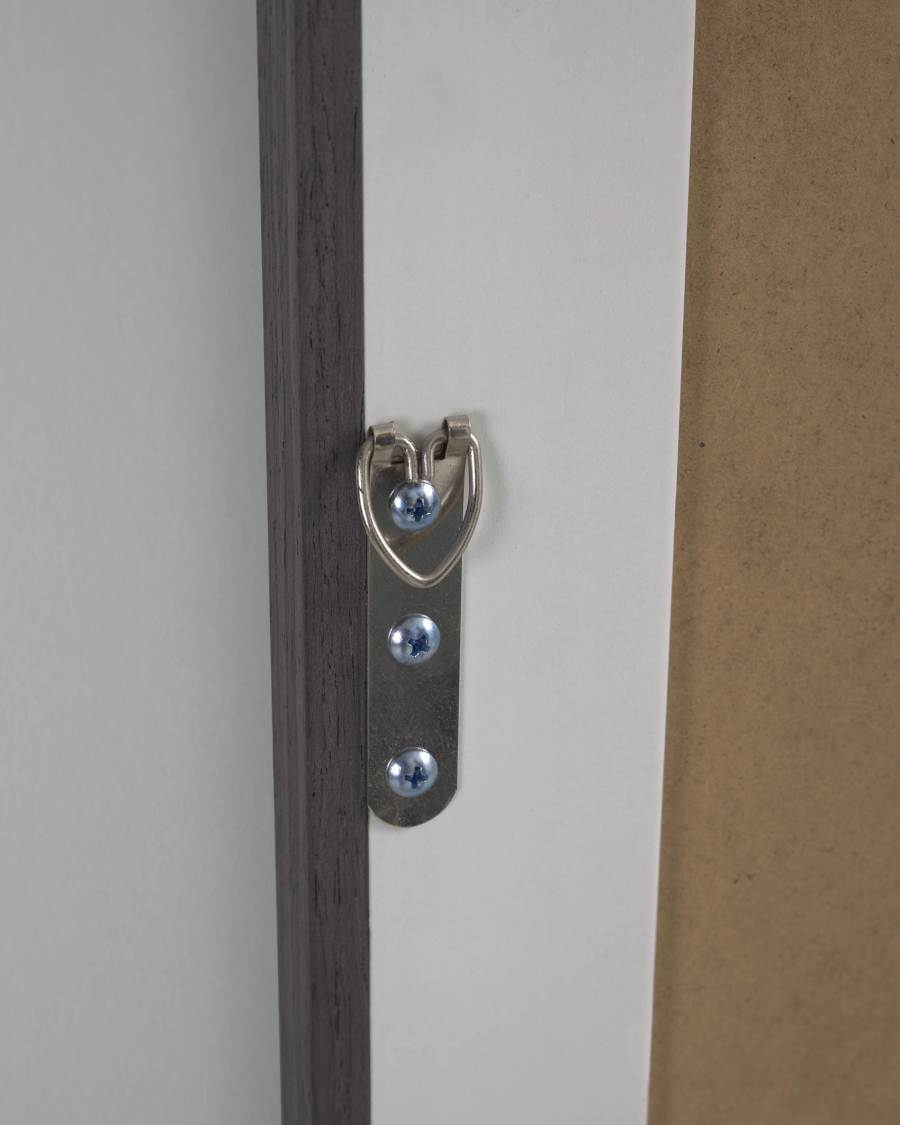 Yvaine wide frame mirror dark finish 52,5 x 152 cm