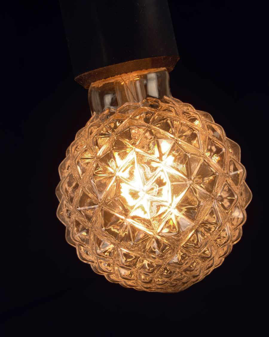 LED E27 2W 95 mm warm light bulb