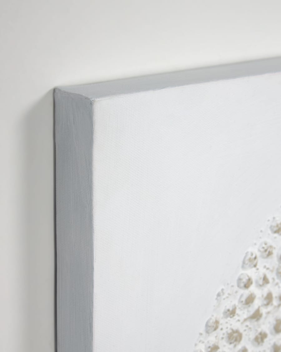 Adys picture with circle and white dots 40 x 40 cm