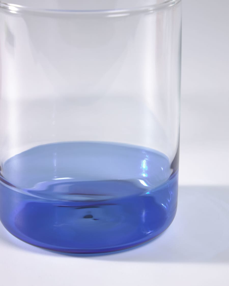 Dorana transparent and blue glass