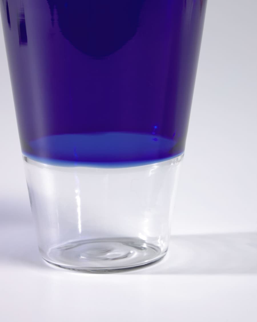 Diara transparent and blue glass