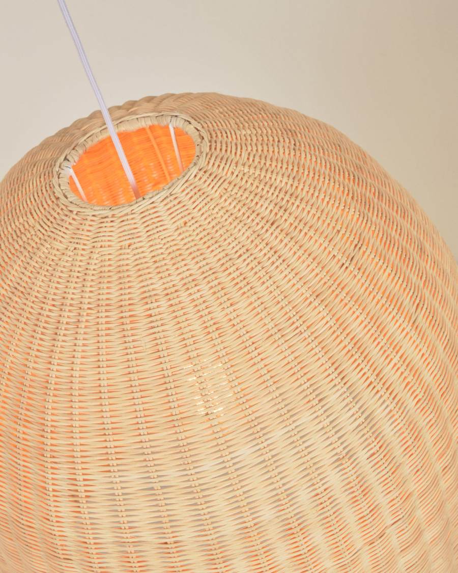 Lampenschirm für die Lampe Druciana aus Rattan mit natürlichem Finish Ø 60 cm