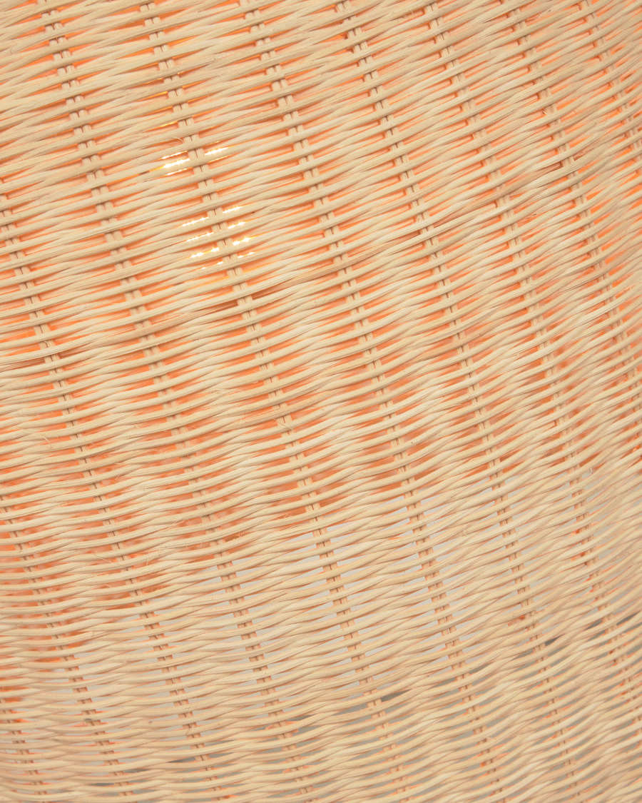 Lampenschirm für die Lampe Druciana aus Rattan mit natürlichem Finish Ø 60 cm