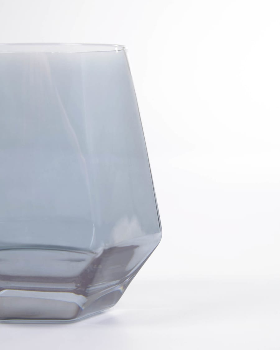 Lukina dark grey glass