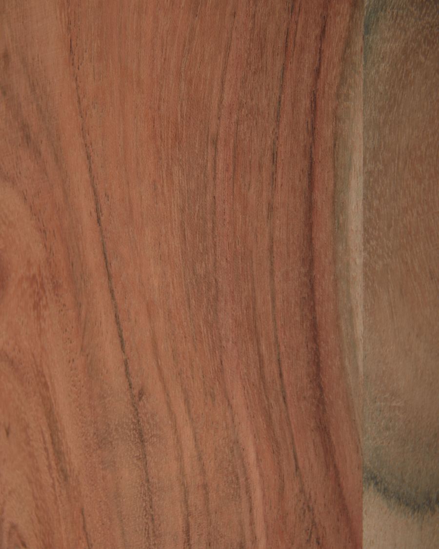 Ursula set of 2 solid acacia wood trays