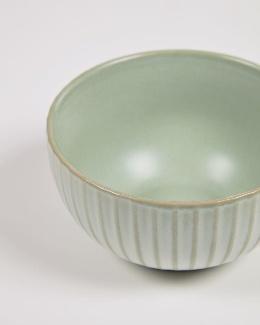 Itziar ceramic bowl in green