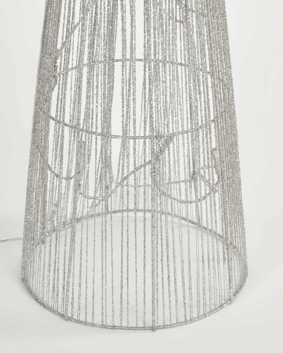 Σετ 3 φωτιζόμενα δέντρα Marleen, γκρι, 40 εκ 60 εκ 80 εκ