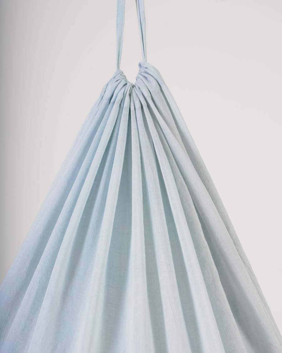 Carelene 100% cotton canopy for kids in blue