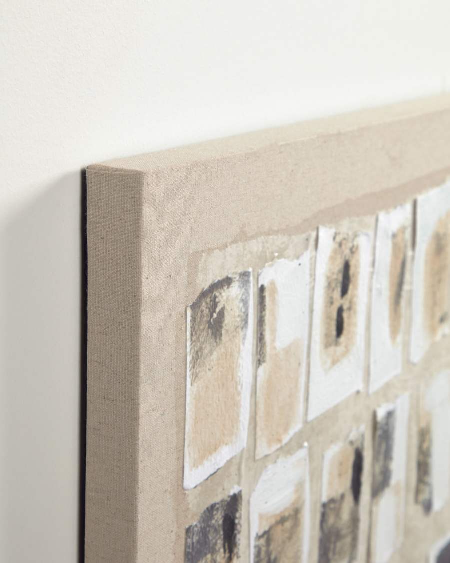 Πίνακας Xiomara, μαύρο και άσπρο, 80 x 80 εκ