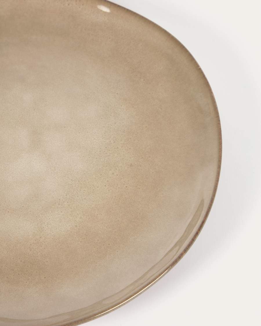 Πιάτο φαγητού Sheilyn, ανοιχτό καφέ