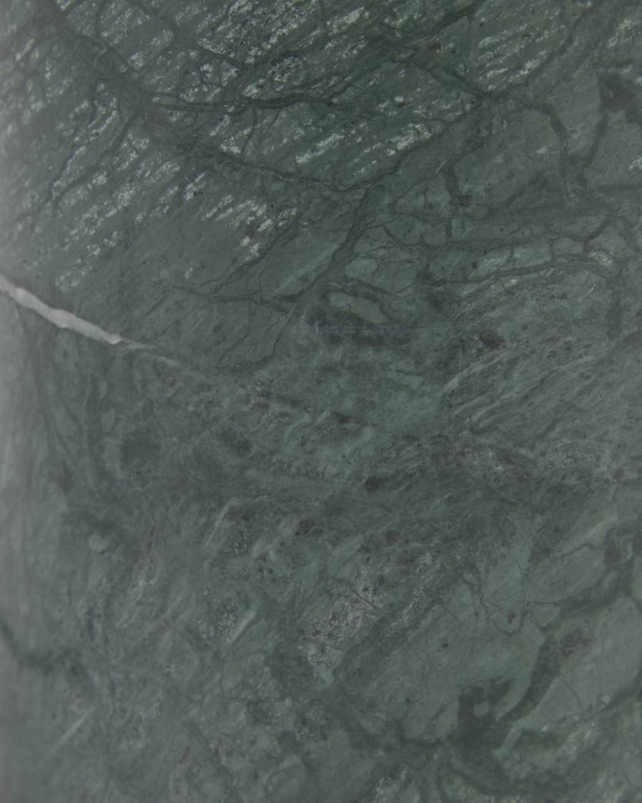 Lonela floor lamp in marble with green finish