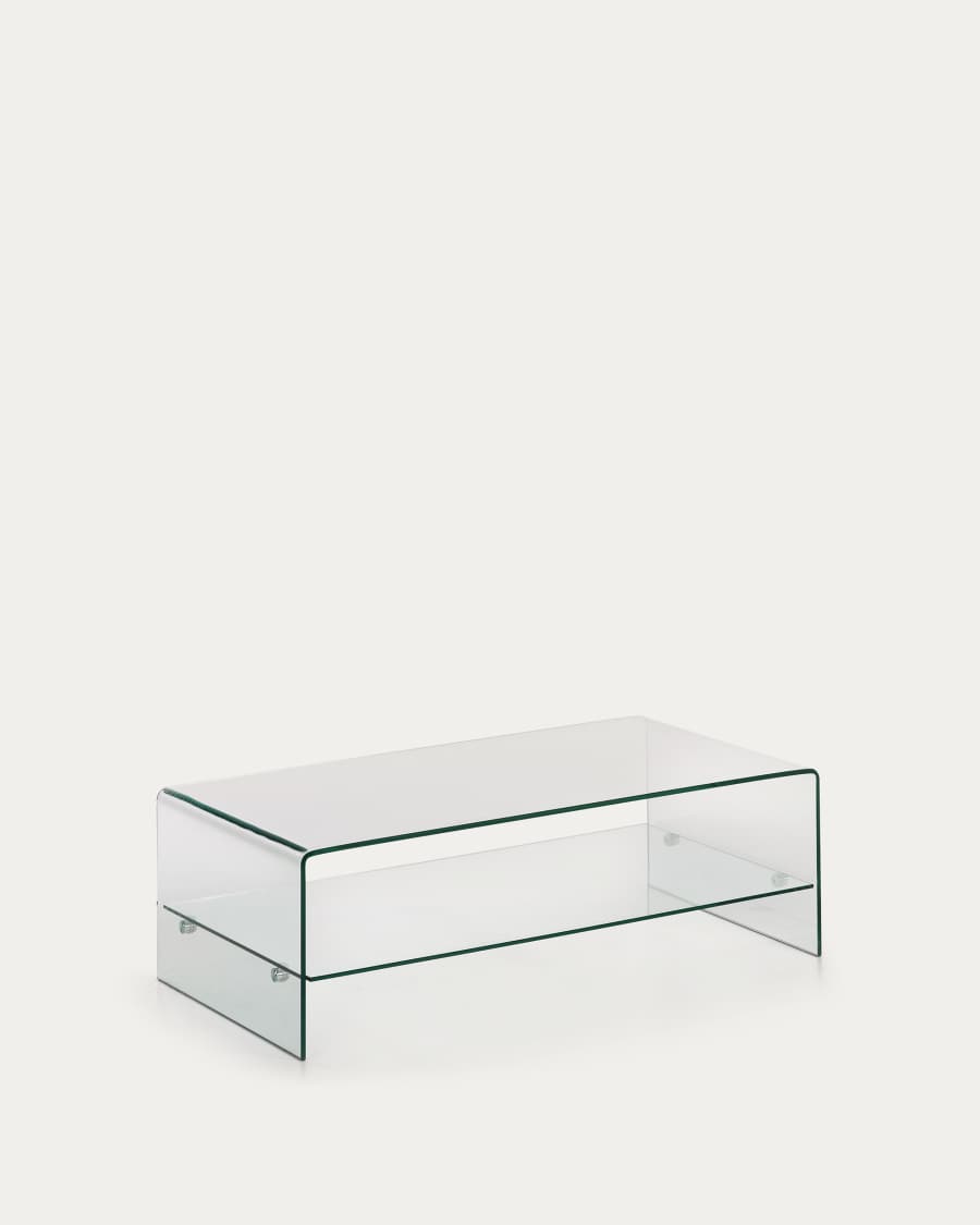 Burano glass coffee table 110 x 55 cm