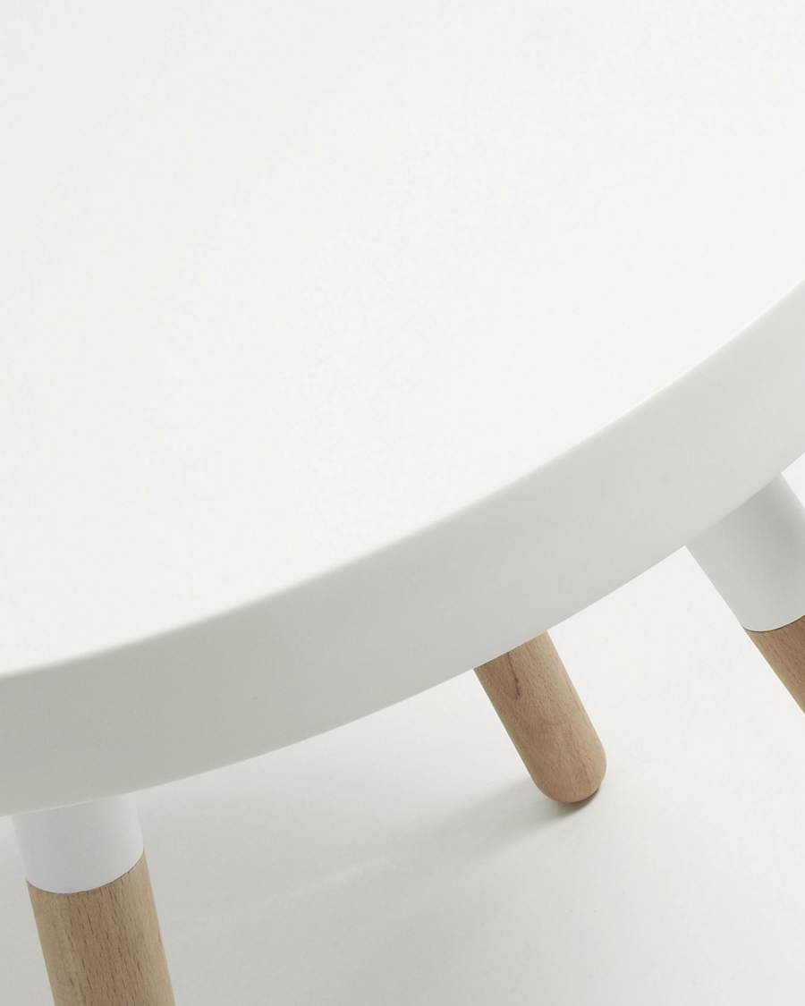 Tavolino Kirb 48 cm bianco