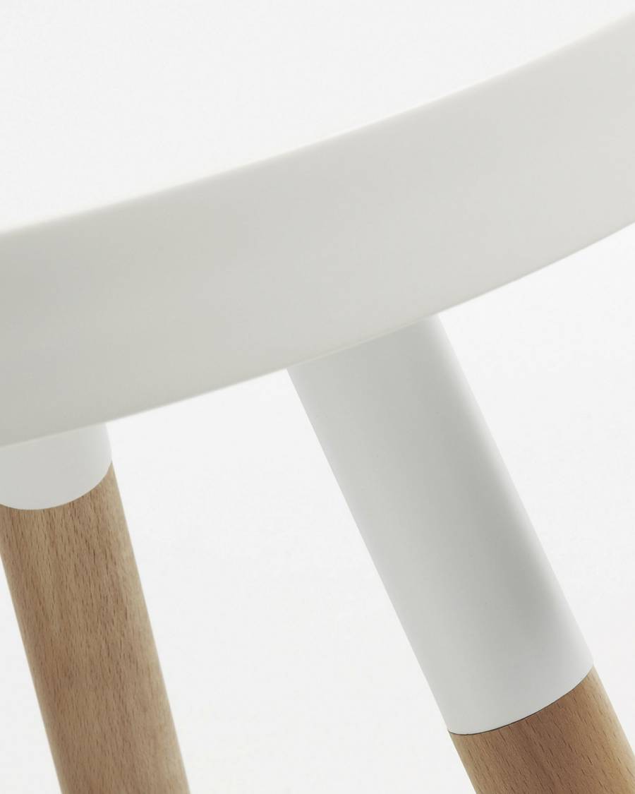 Tavolino Kirb 48 cm bianco