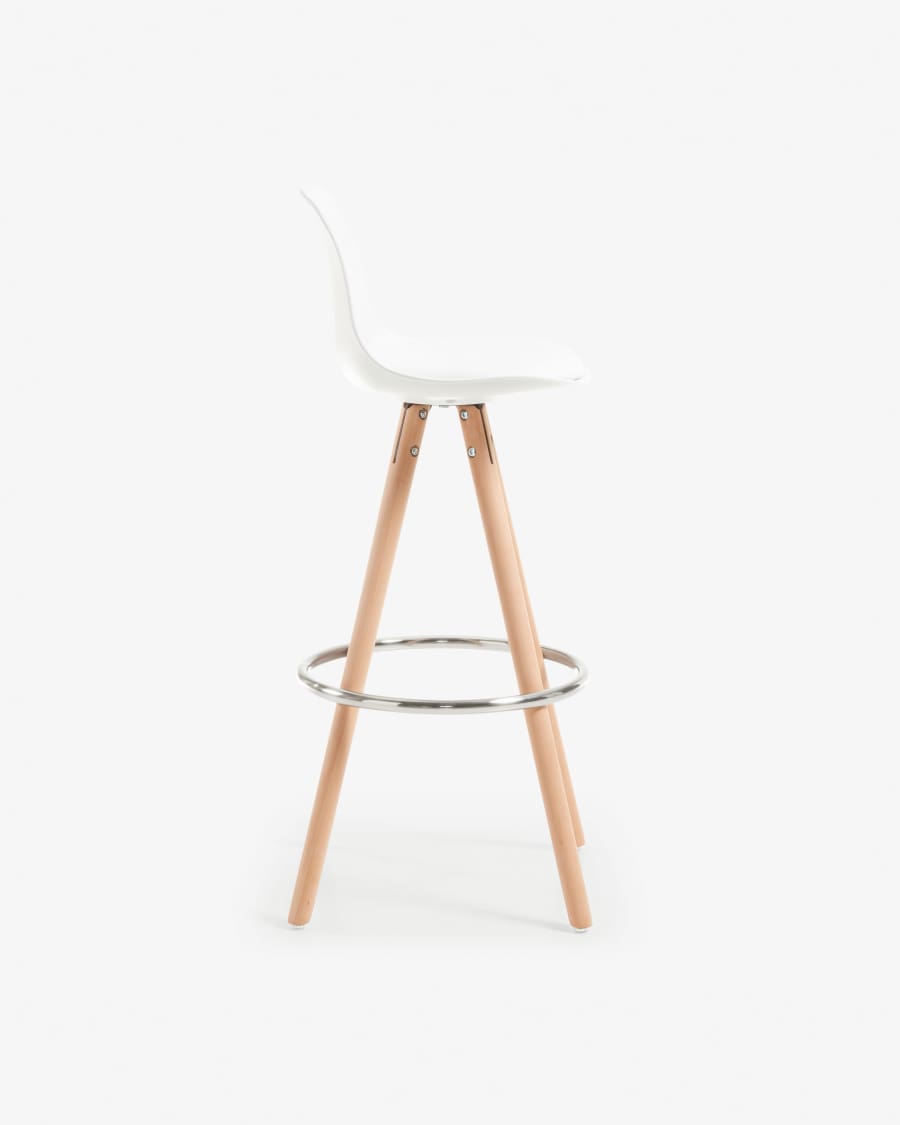 Σκαμπό bar Slad ύψος 74 εκ, λευκό