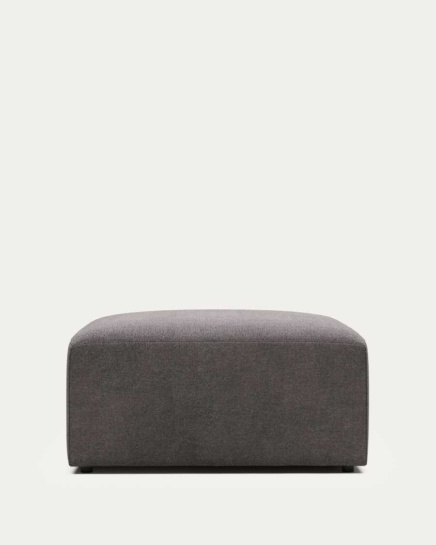Blok Pouf grau 90 x 70 cm