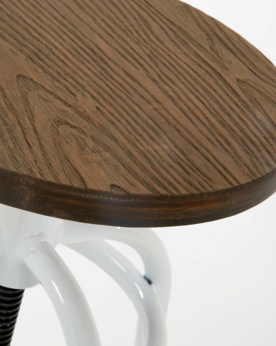 Σκαμπό bar Malira ύψος 66-84 εκ, λευκό