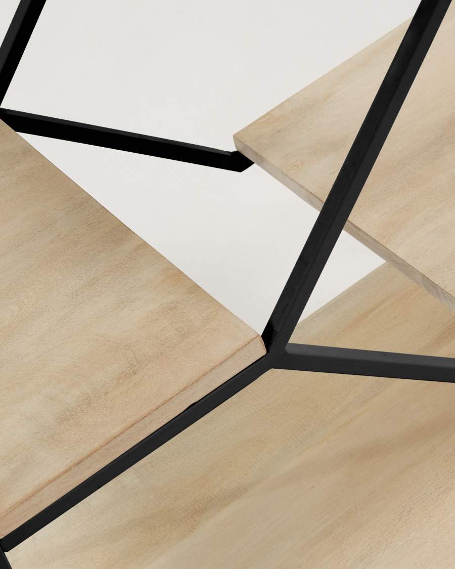 Push shelving unit 80 x 93,5 cm black