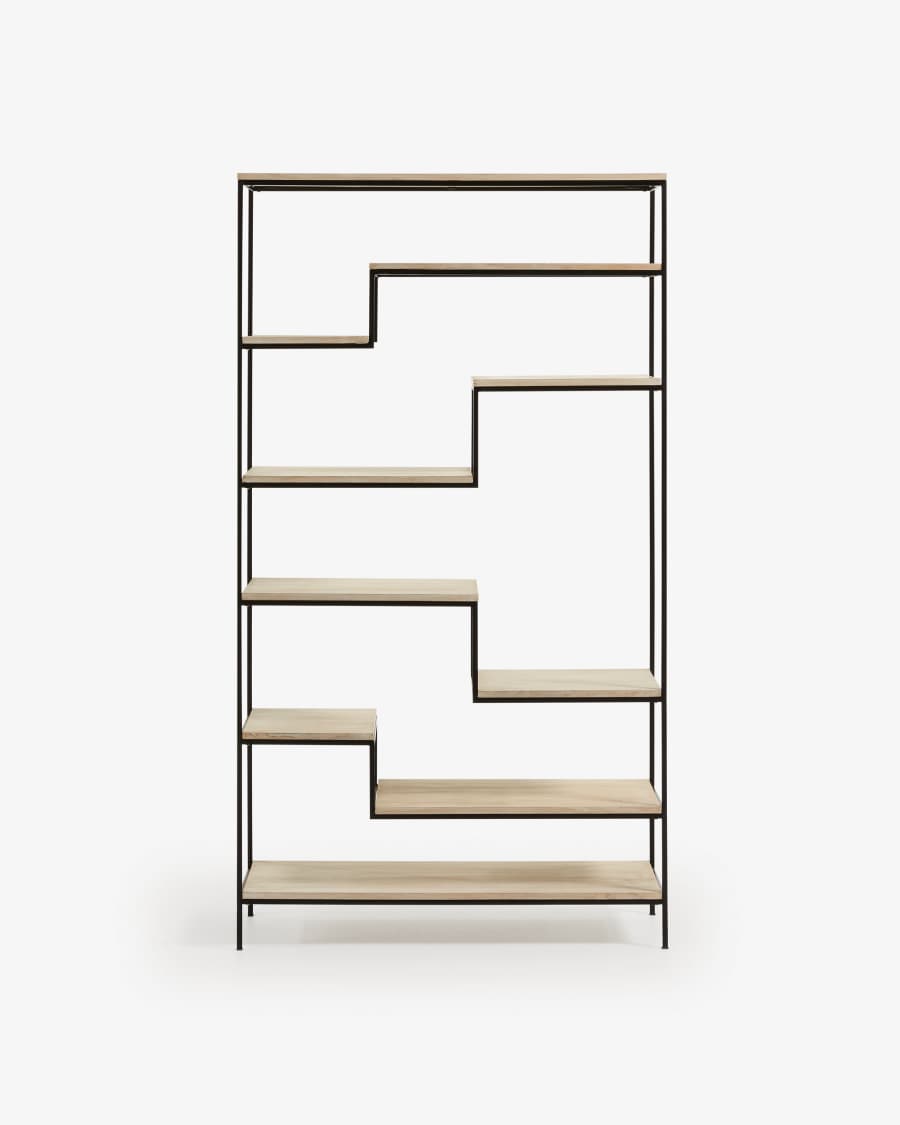 Push shelving unit 100 x 180 cm black