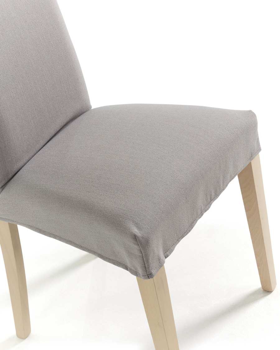 Light grey Freda chair cover