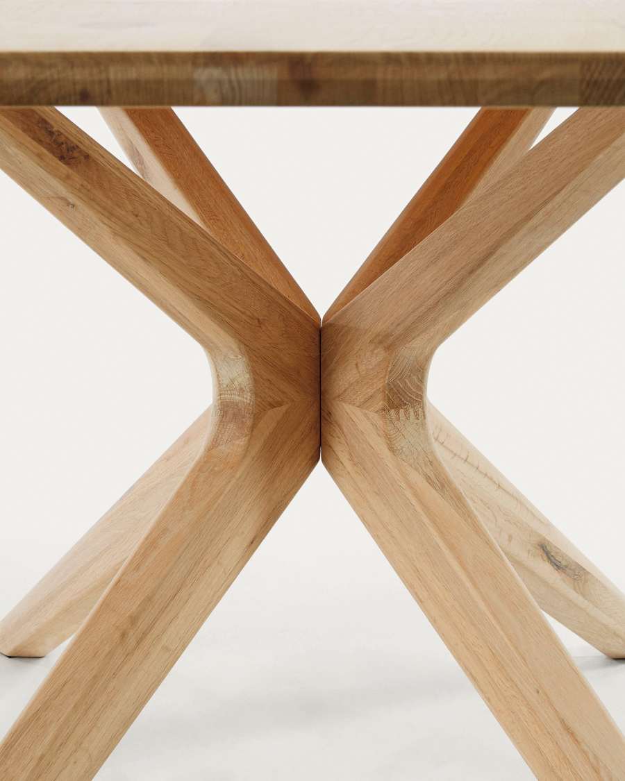 Armande Tisch aus Eichenfurnier mit aufhellendem Finish 200 x 100 cm