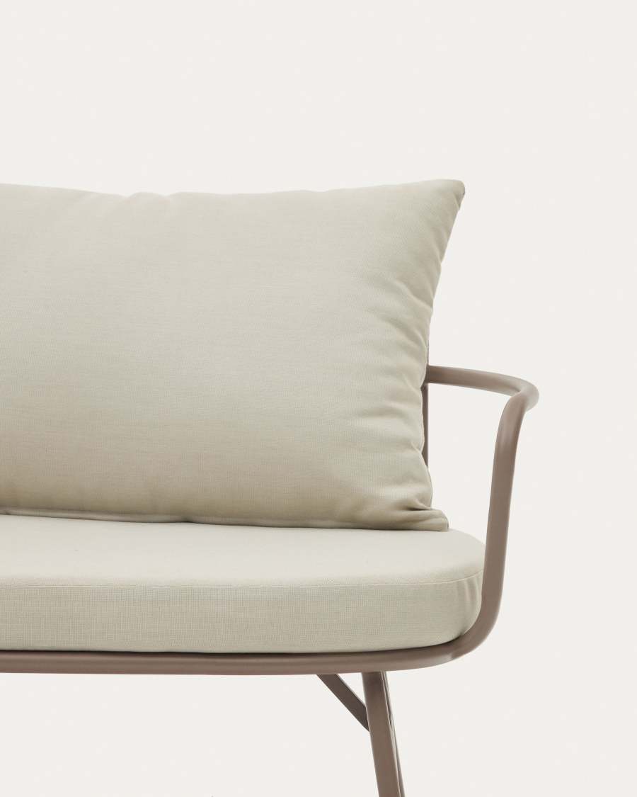 Canapé Bramant 2 places en acier finition mauve 175,5 cm