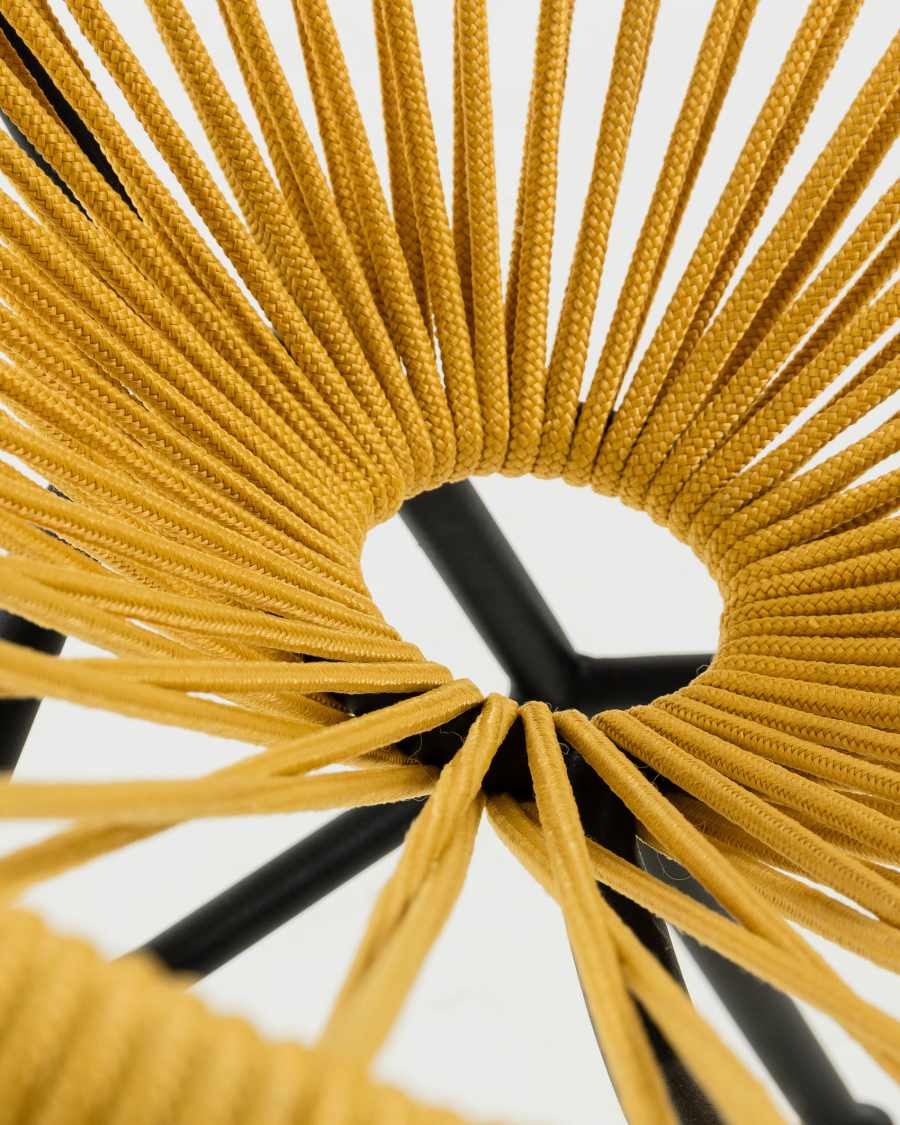 Fauteuil Samantha moutarde