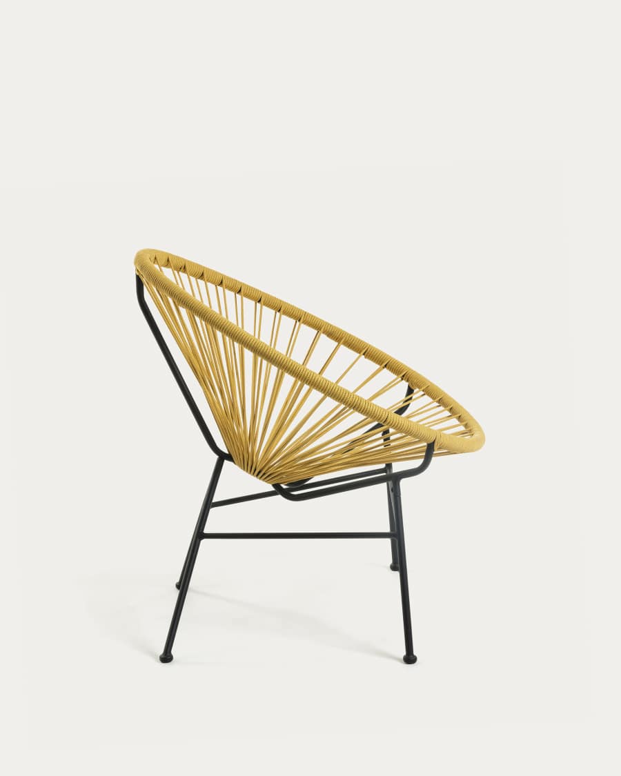 Fauteuil Samantha moutarde