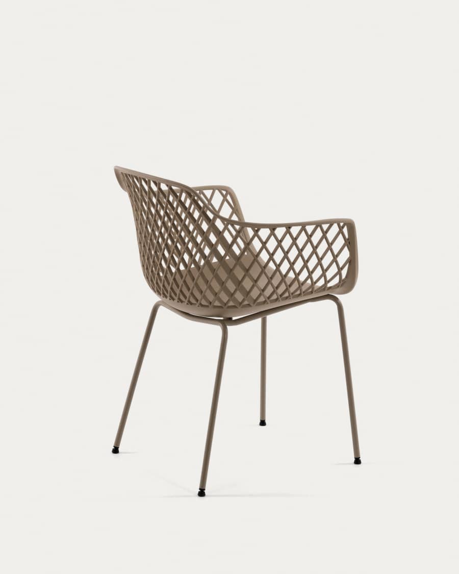 Quinn outdoor chair in beige