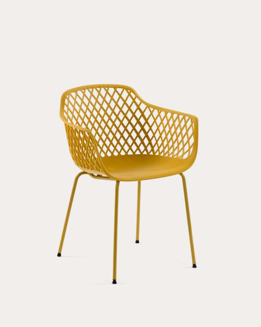 Chaise de jardin Quinn jaune