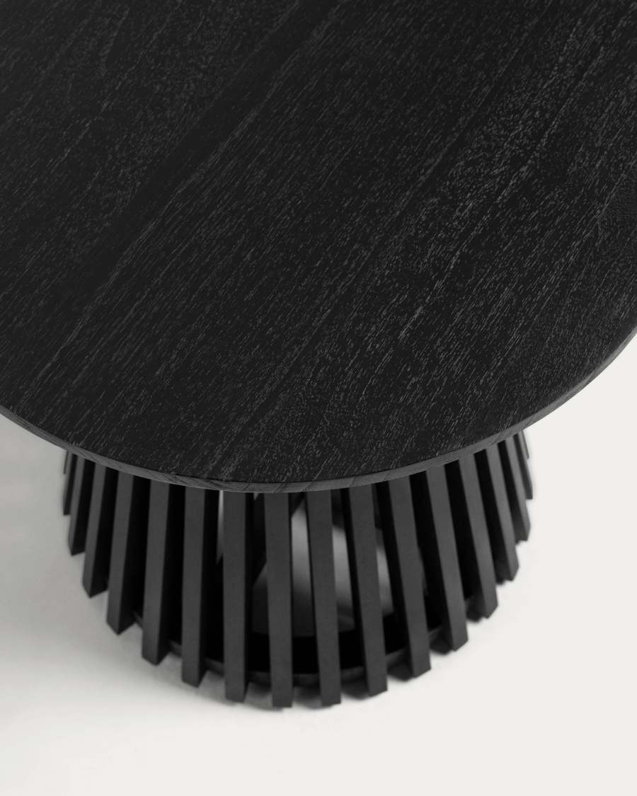Tavolino Jeanette Ø 50 cm nero