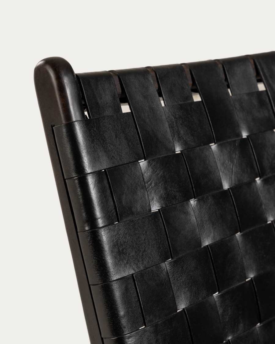 Black Calixta armchair