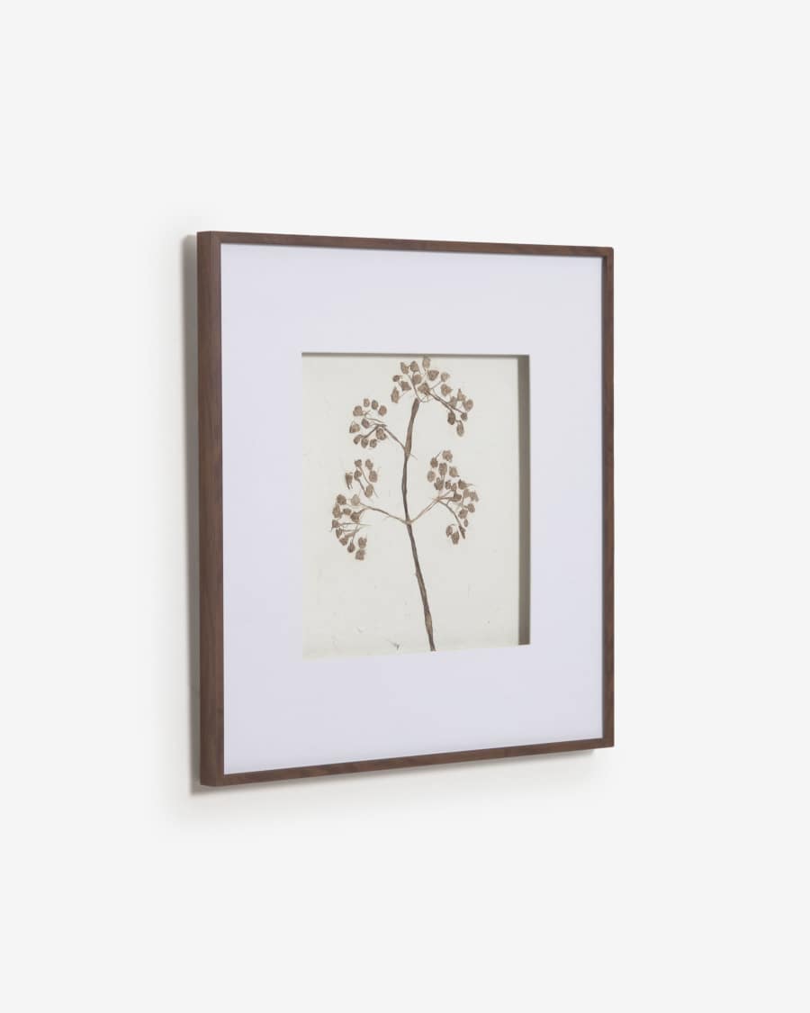 Pasacale picture with vertical floral print 50 x 50 cm