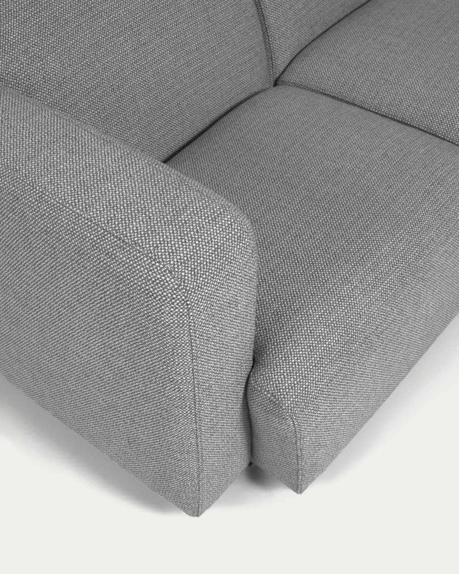 Legara 4 seater sofa in light grey, 284 cm