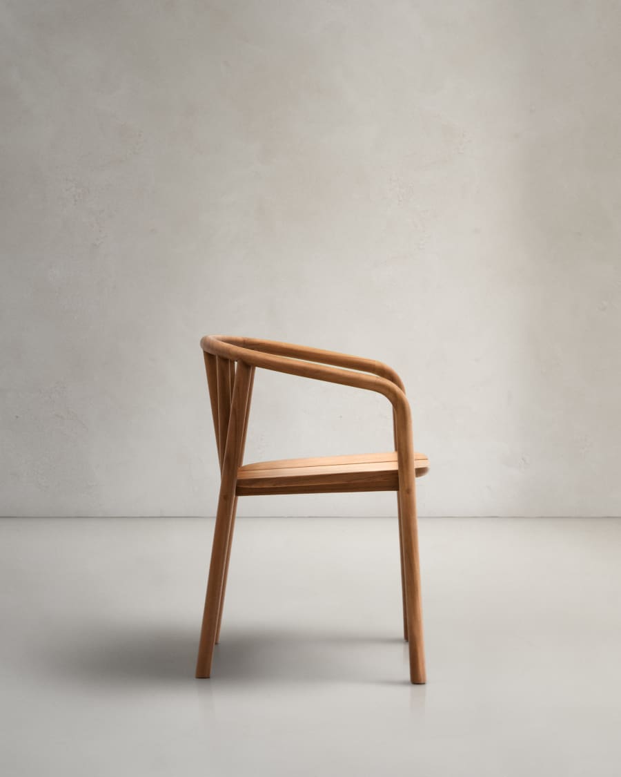 Turqueta stackable chair made from solid teak wood FSC 100%