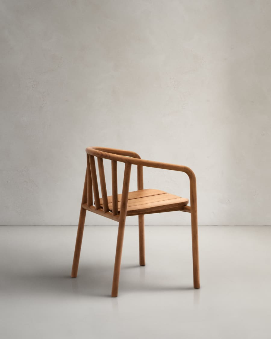 Turqueta stackable chair made from solid teak wood FSC 100%