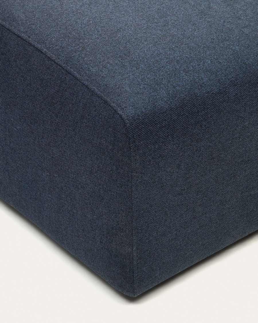Neom end pouffe in blue, 75 x 89 cm FSC Mix Credit