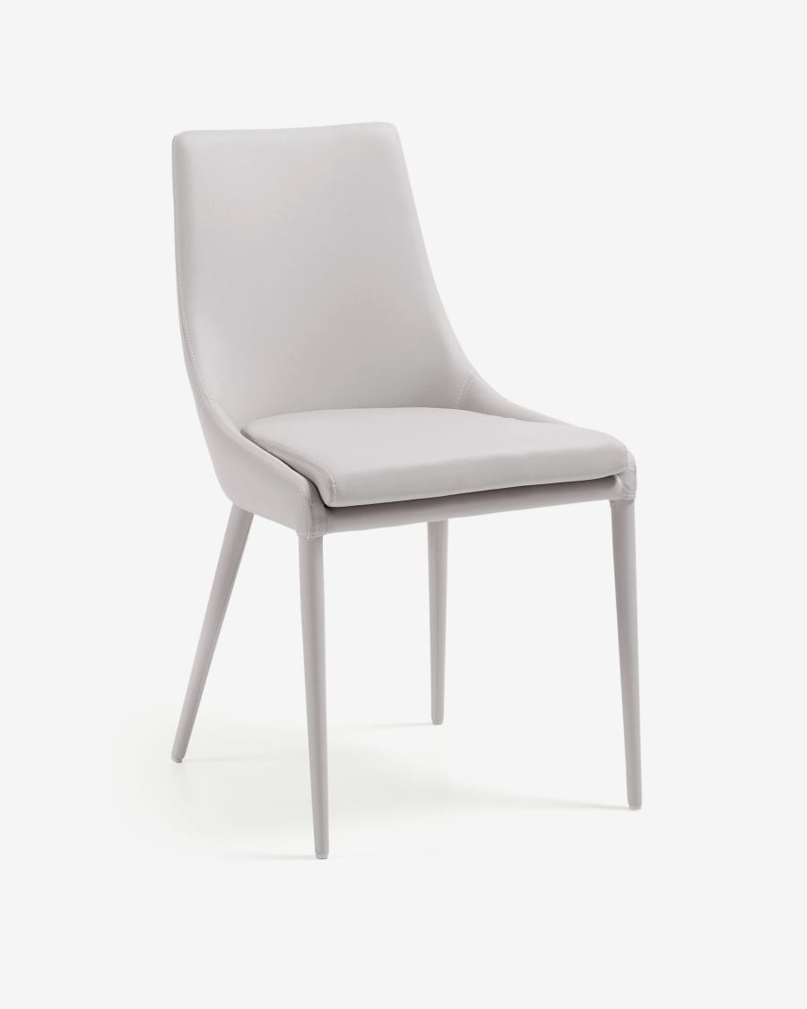 Chaise Davi en polyuréthane beige