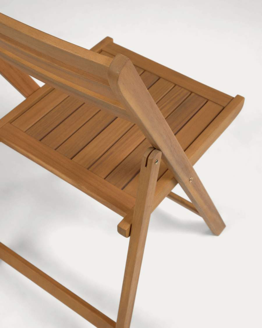 Daliana folding chair in solid acacia FSC 100%