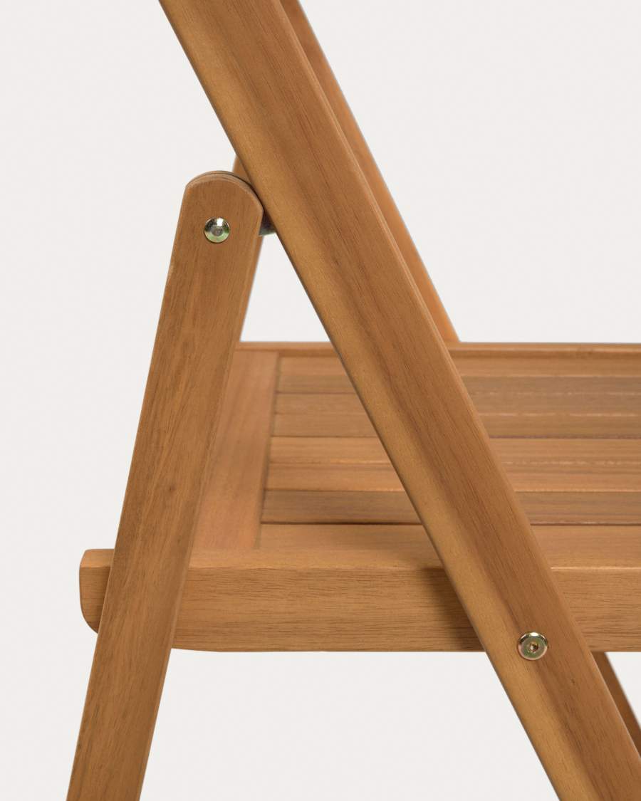 Daliana folding chair in solid acacia FSC 100%