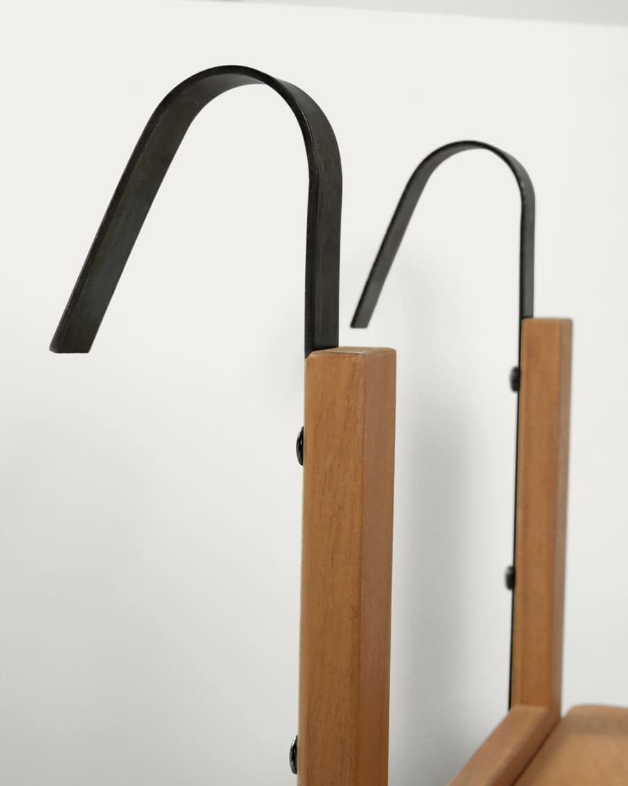 Amarillis folding balcony table made from solid acacia wood, 40 x 42 cm FSC 100%