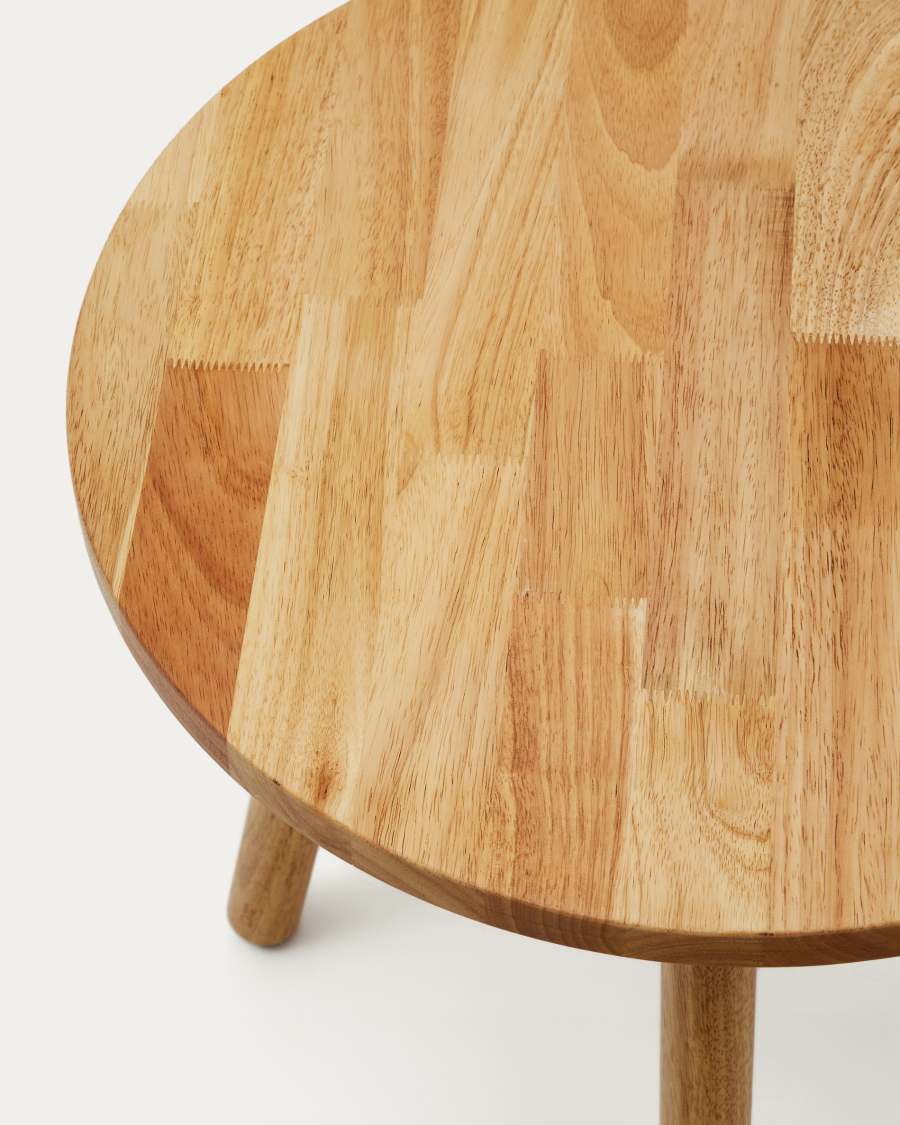 Dilcia runder Kindertisch aus massivem Kautschukholz Ø 55 cm