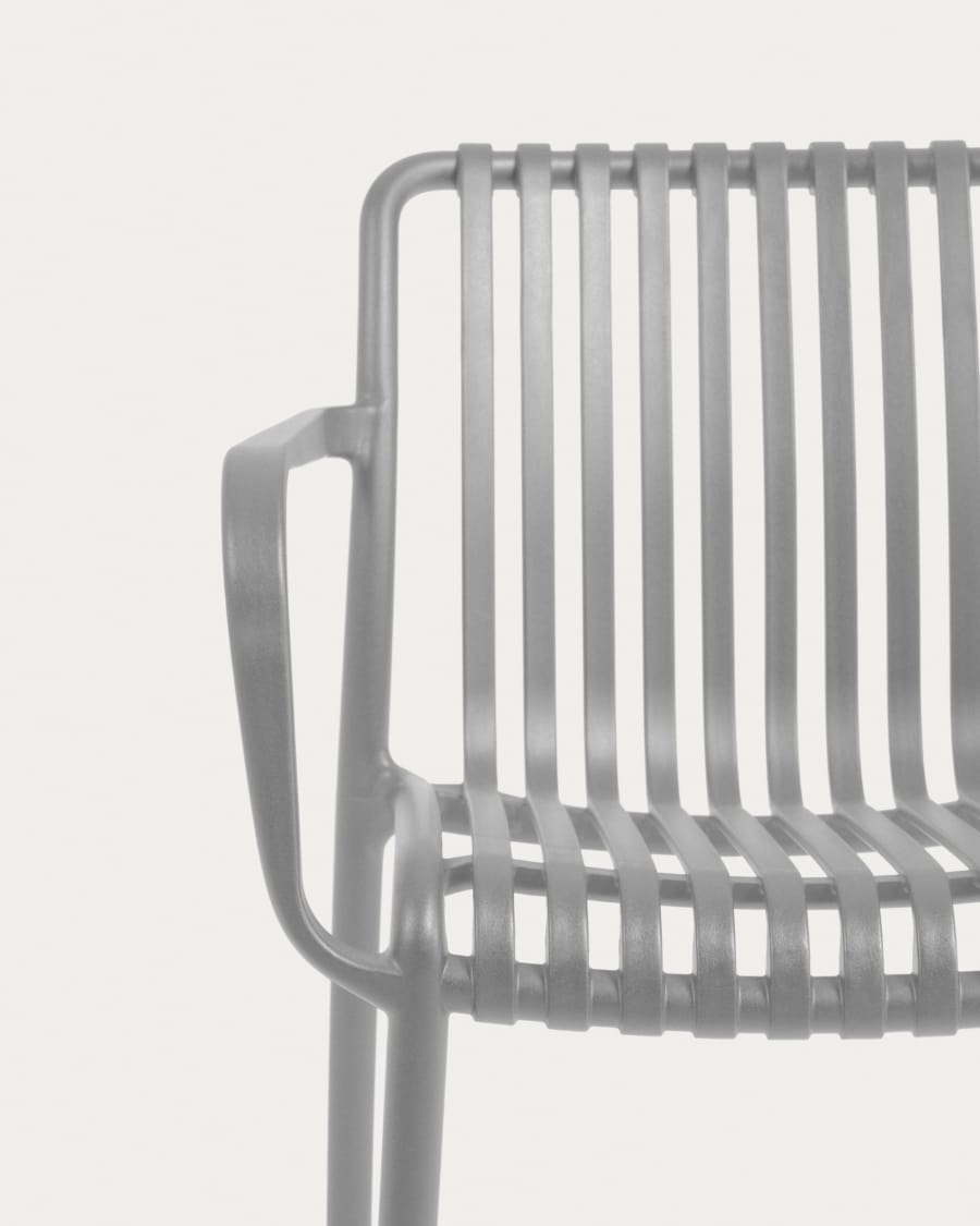 Καρέκλα εξωτερικού χώρου Isabellini, γκρι ανοιχτό