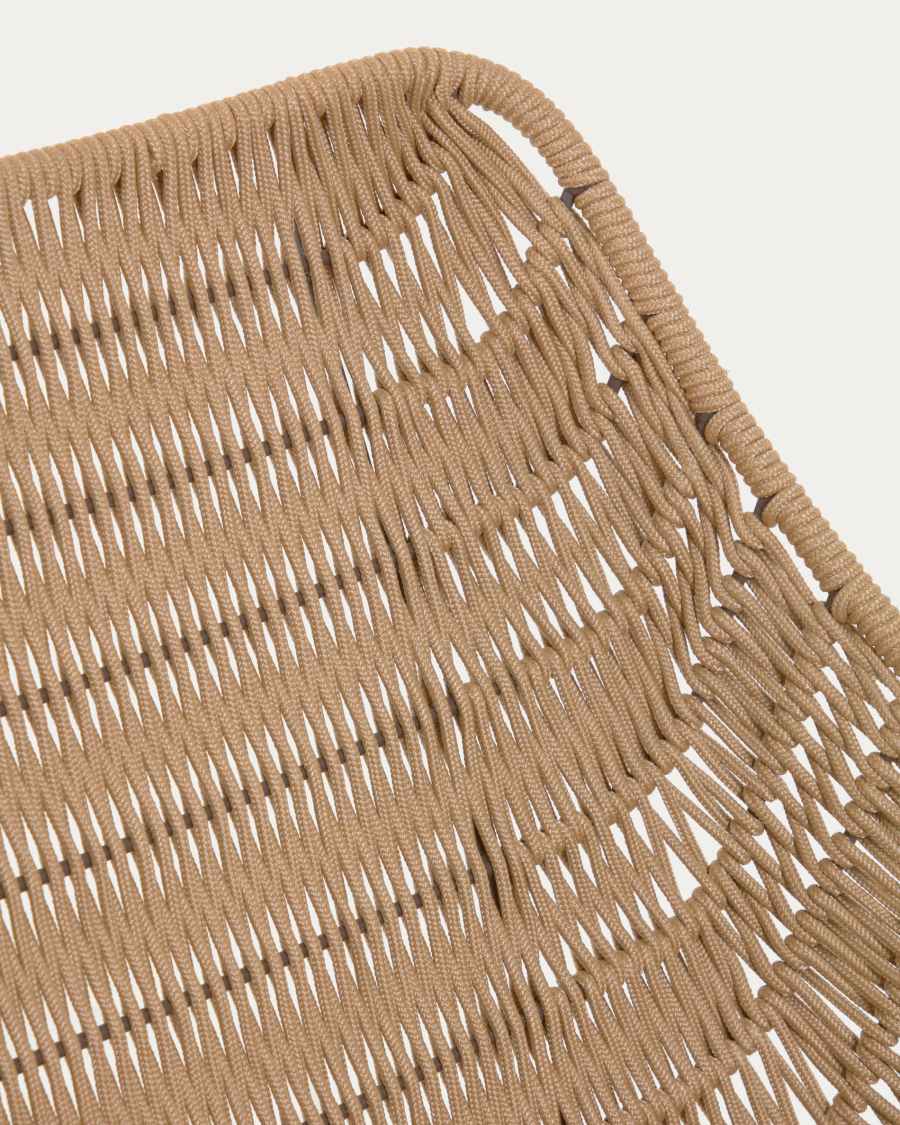 Abeli cord armchair in beige