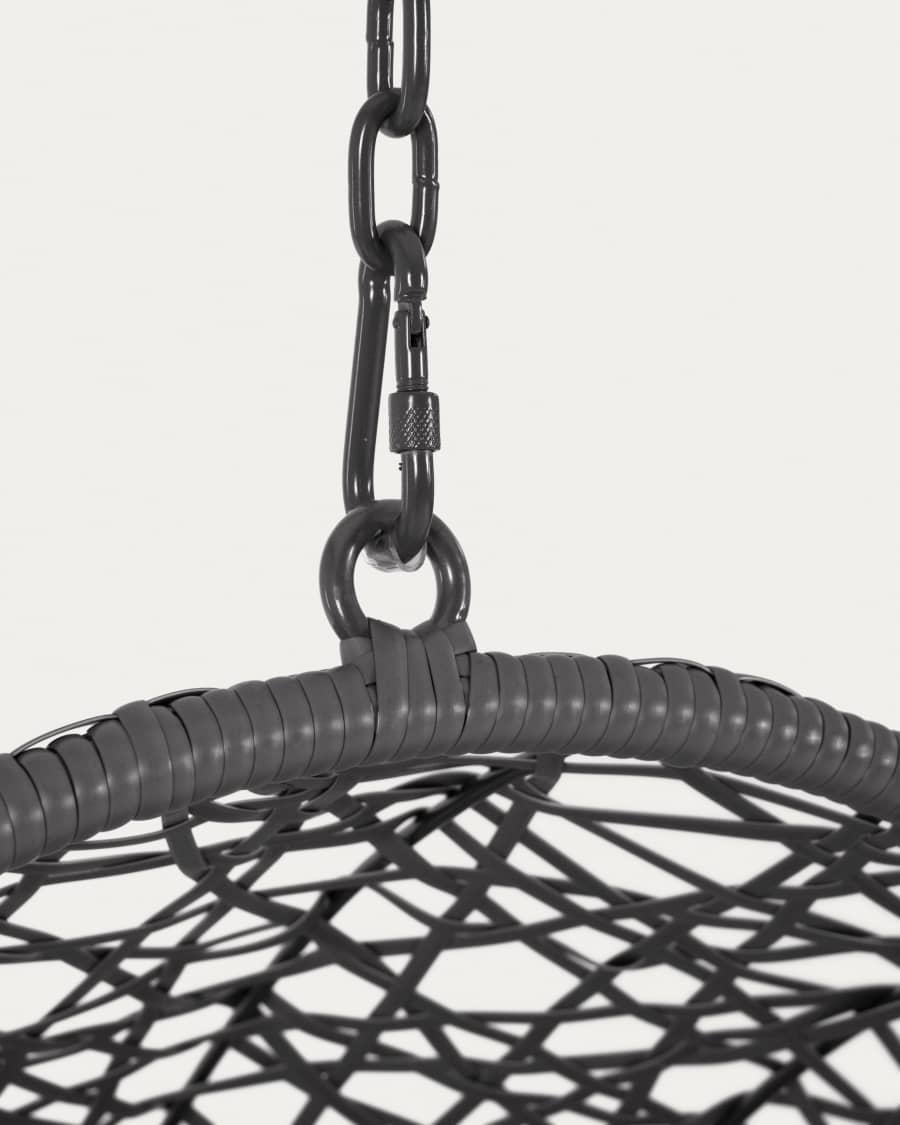 Butaca penjant Florina gris fosc