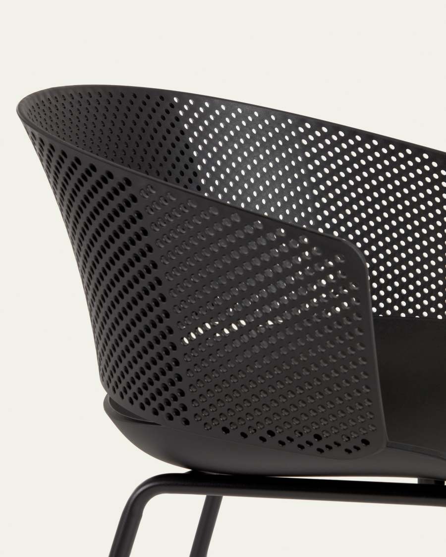 Yeray black garden chair