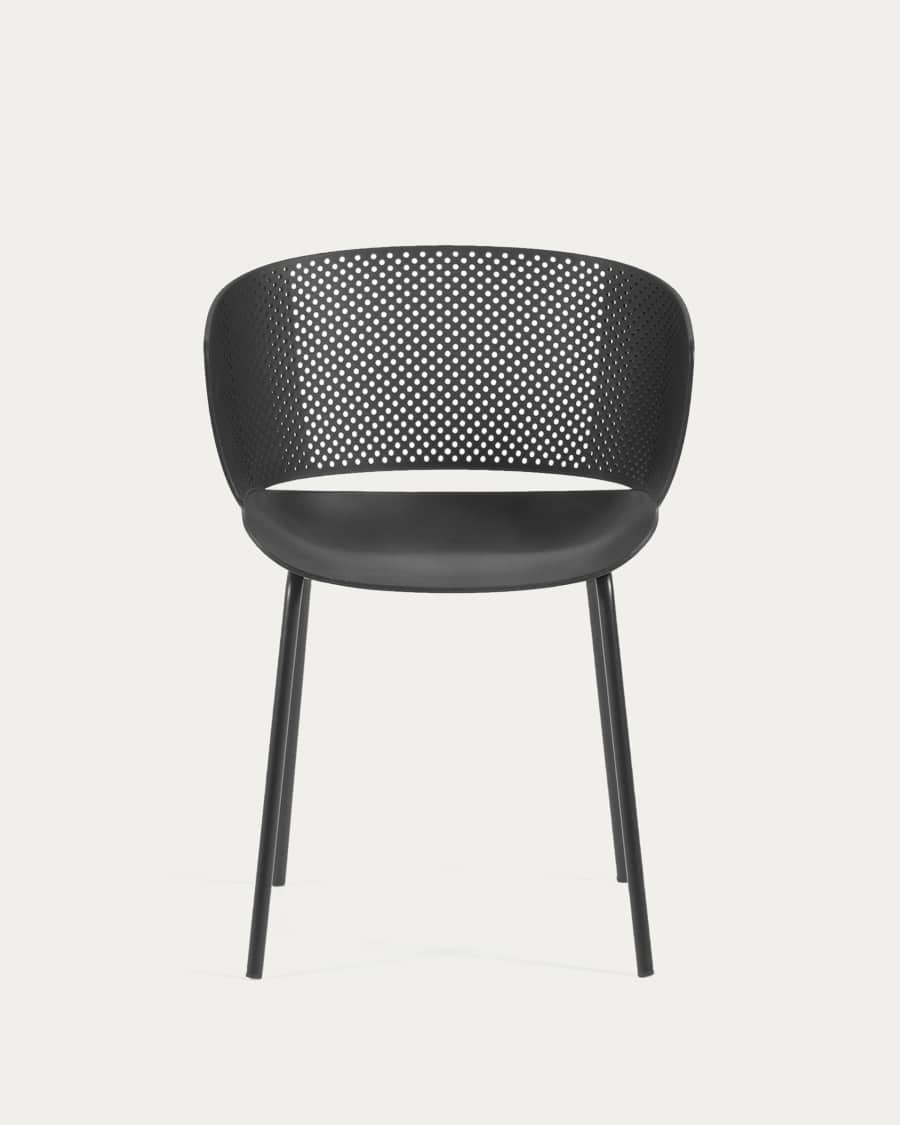Yeray black garden chair