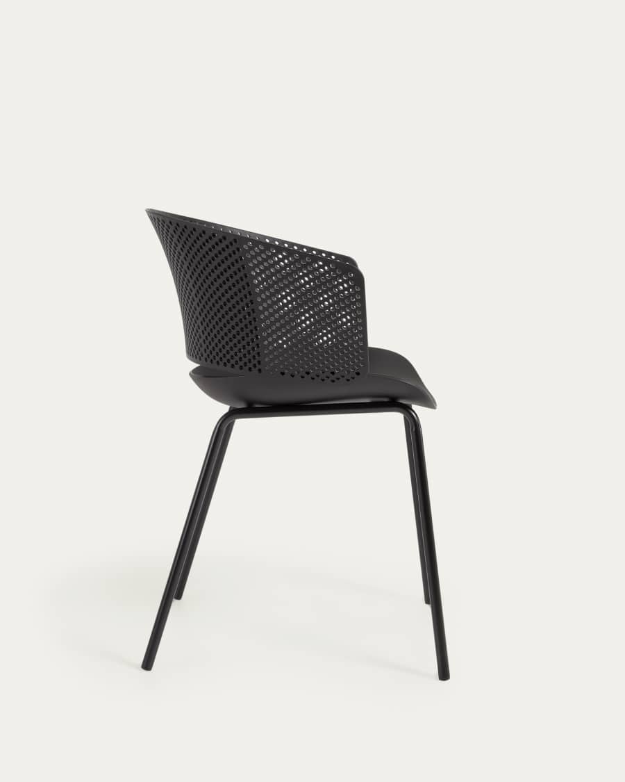 Yeray black garden chair