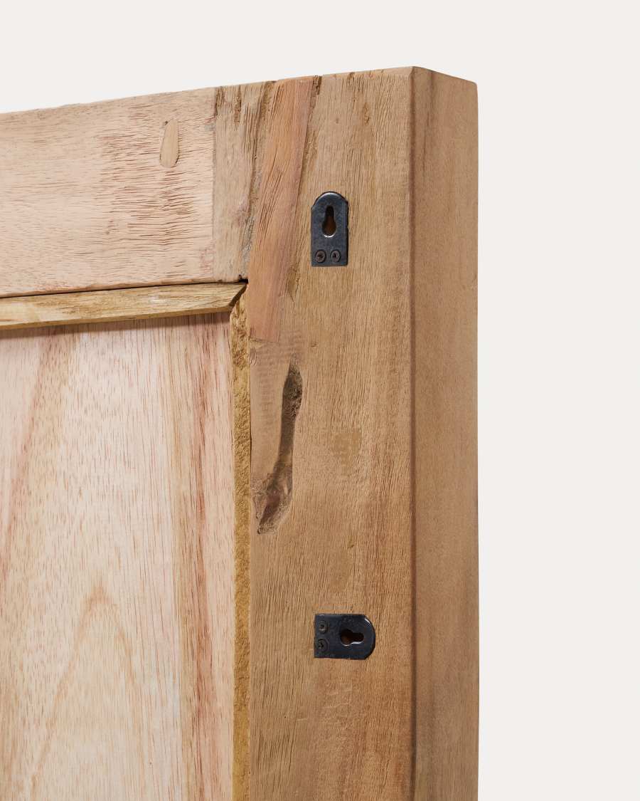 Miroir Maden en bois avec finition naturelle 80 x 180 cm